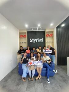 Group Of Dalis Teachers posing for a photo inside Myriad Center