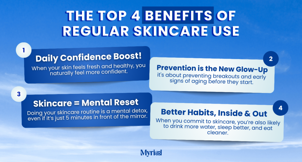 Top 4 Benefits of Regular Skincare Use