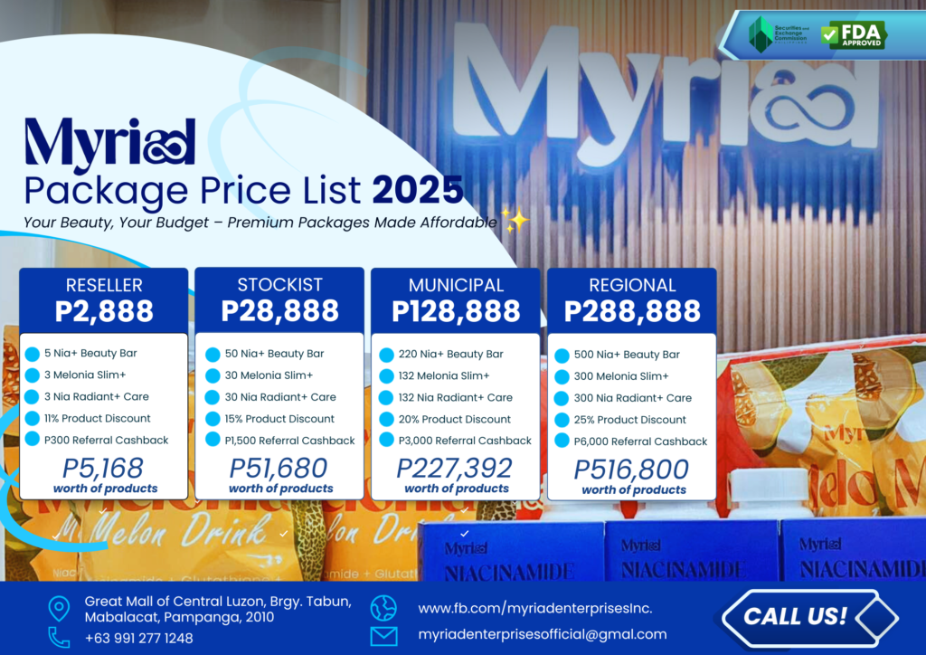 Myriad Packages 2025