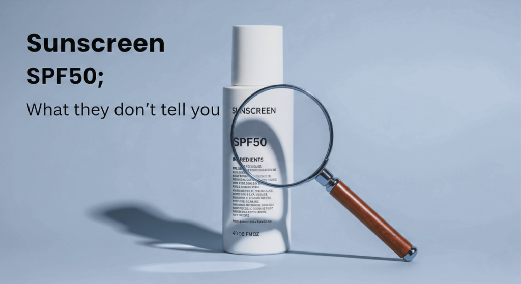 Sunscreen SPF 50: What they don't tell you