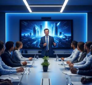 Board Room Meeting with a CEO