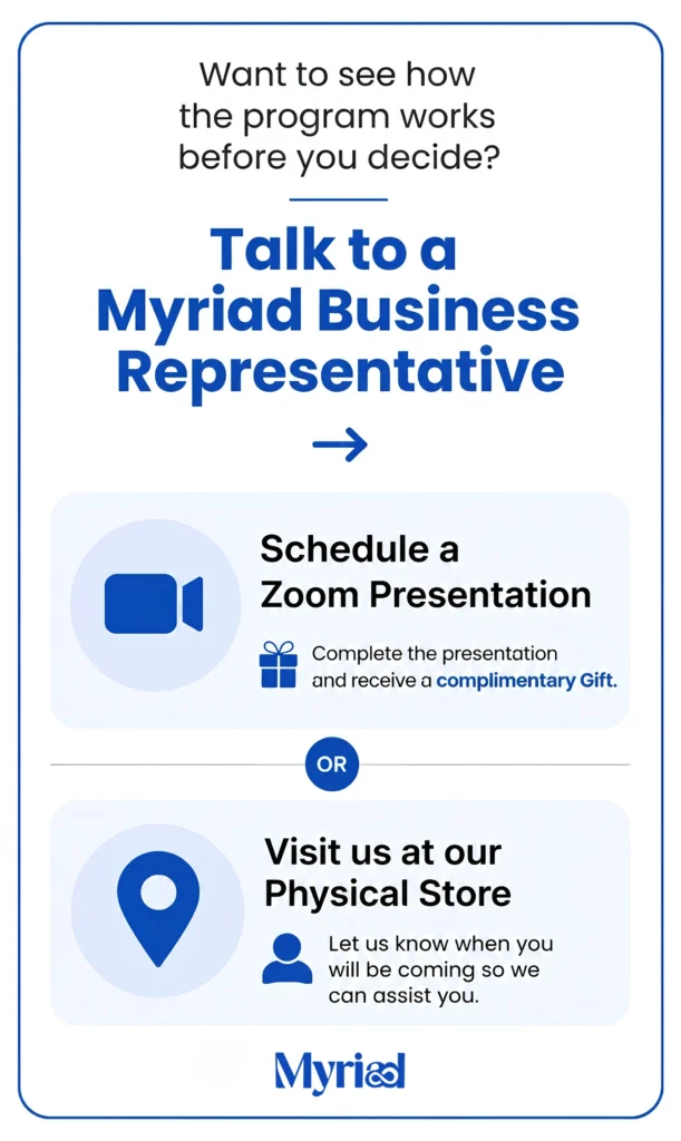 Talk to a Myriad Representative