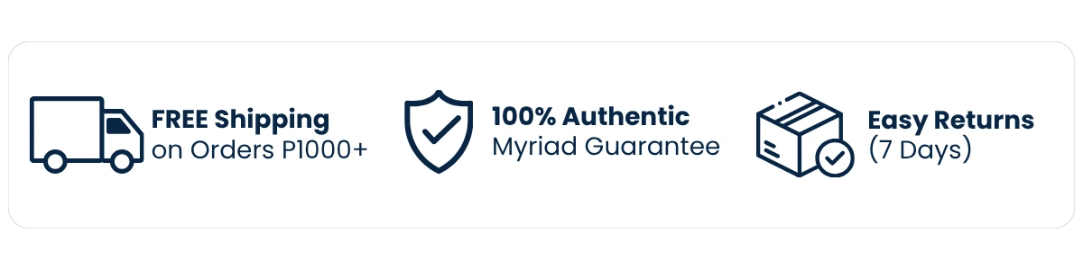 Myriad shipping, authenticity and returns information