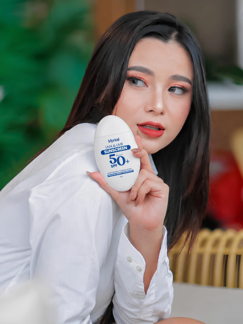 Myriad Sunscreen SPF50 PA++++ lightweight daily sunscreen