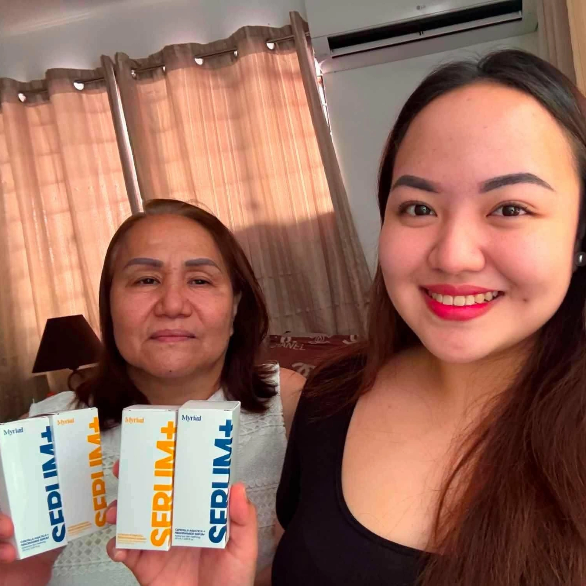 Real Myriad skincare user