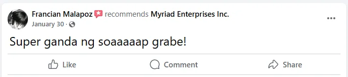 Myriad customer testimonial