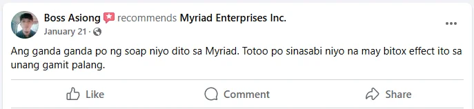 Myriad customer testimonial