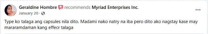 Myriad customer testimonial