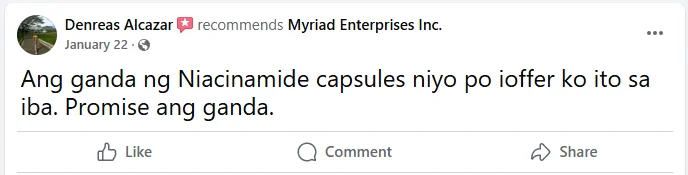 Myriad customer testimonial