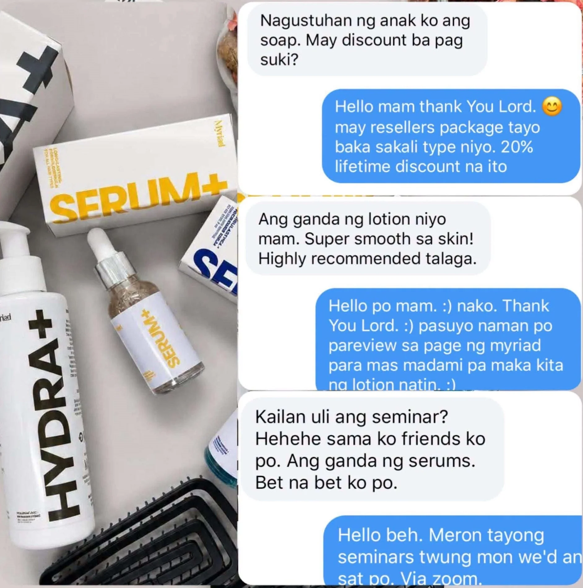 Myriad customer testimonial