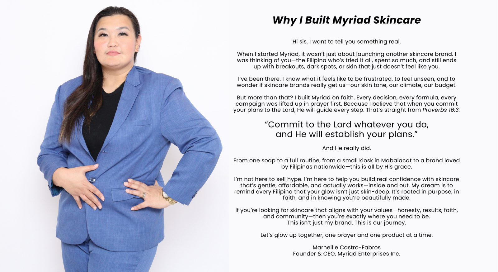 Myriad CEO - Marneille Castro-Fabros